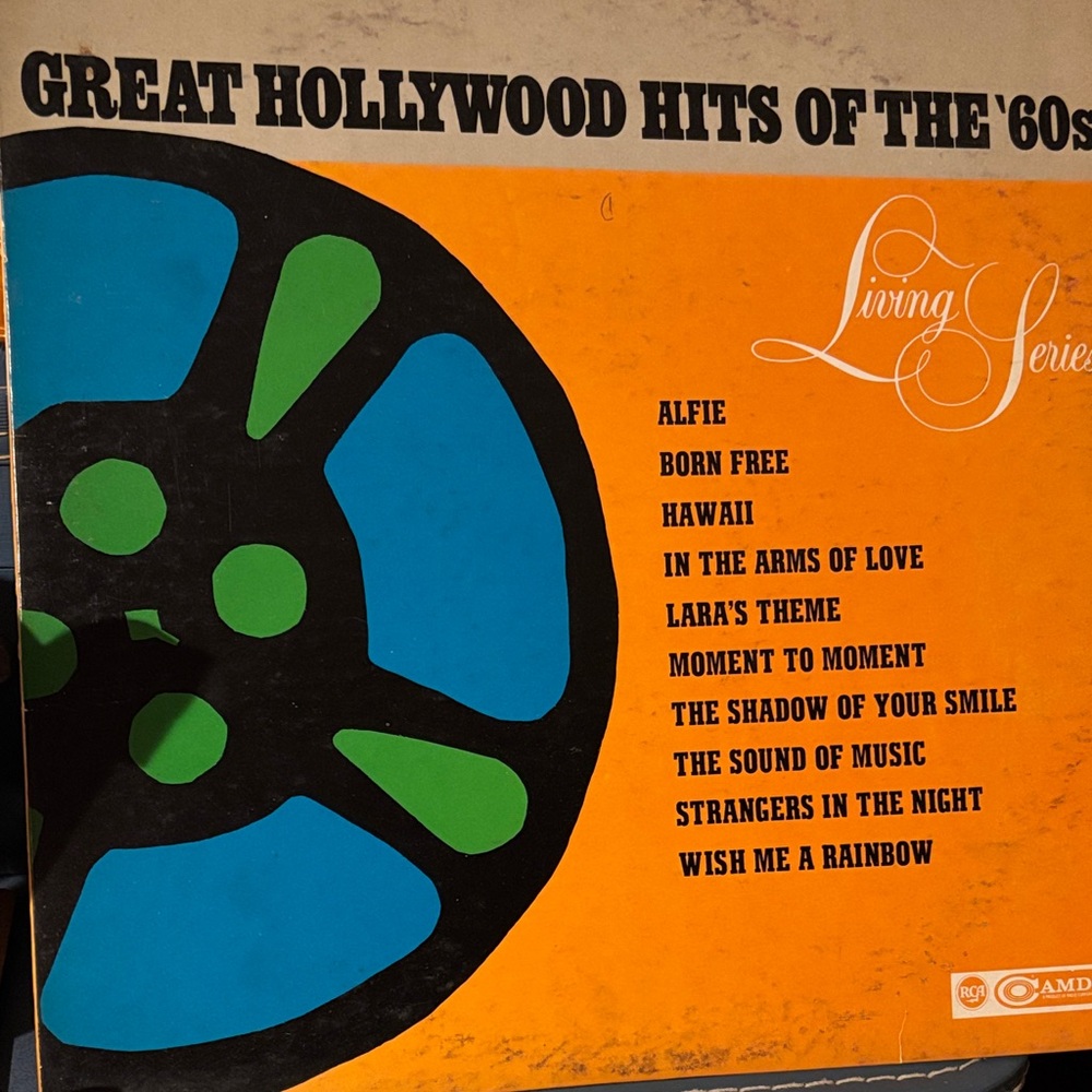 Great Hollywood Hits of the 60s Vinyl Record